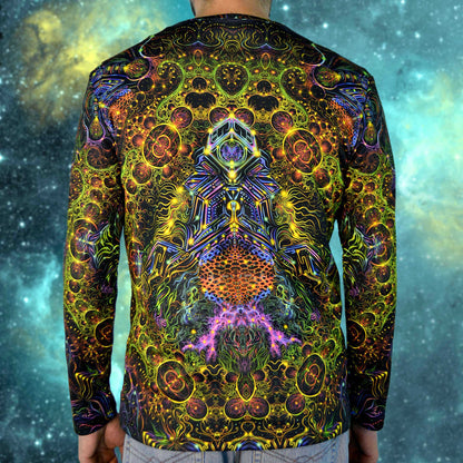 Consciousness of the Universe Long sleeve UV-active Blacklight - Artrama