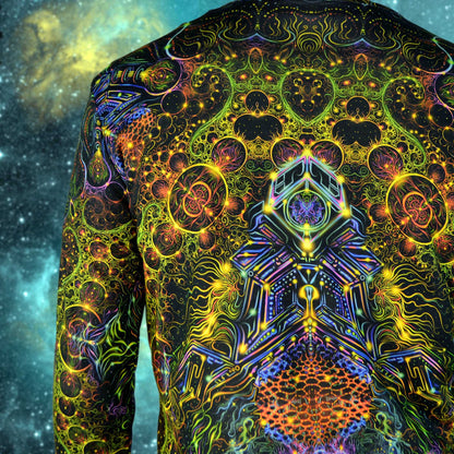 Consciousness of the Universe Long sleeve UV-active Blacklight - Artrama