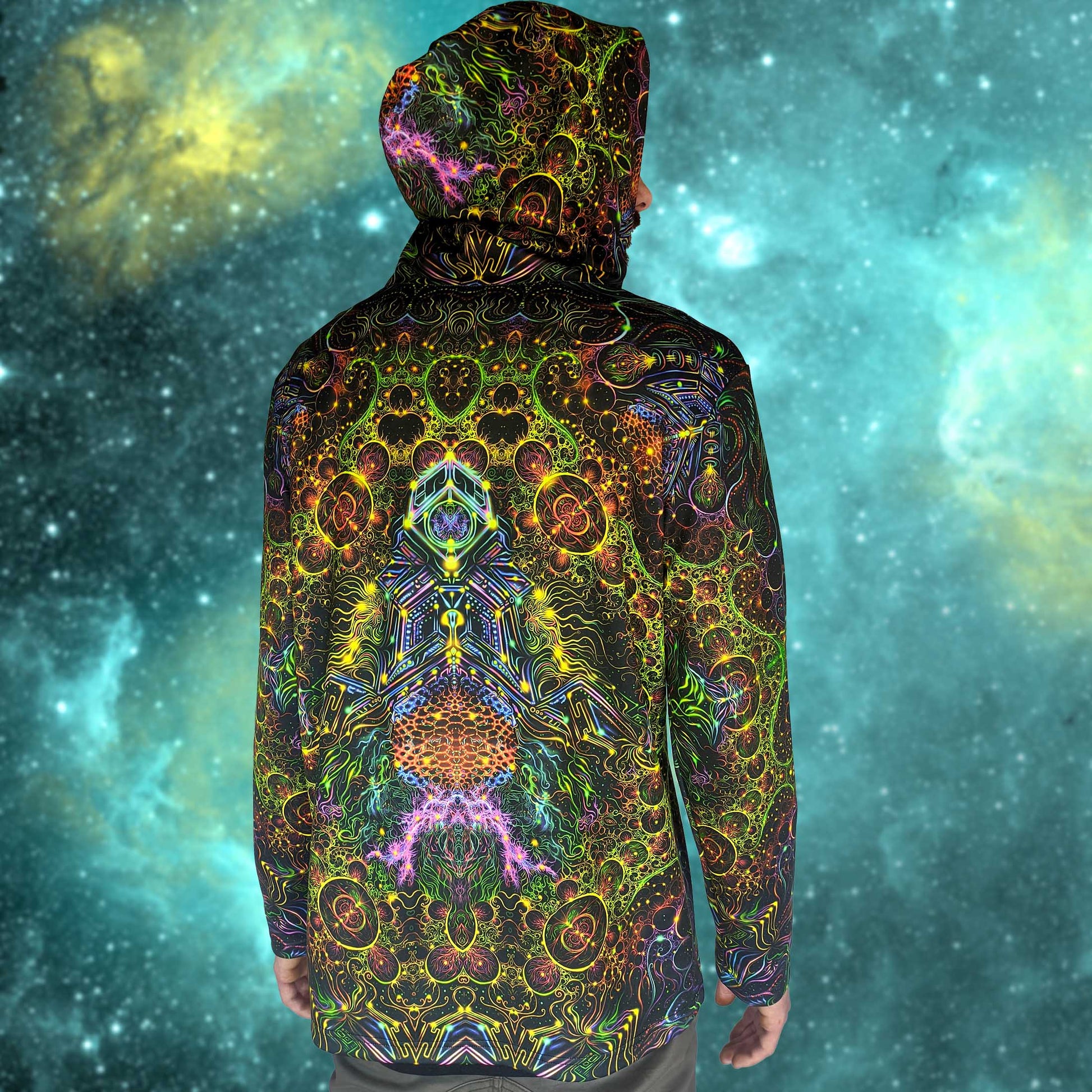Consciousness of the Universe Long sleeve UV-active Blacklight - Artrama