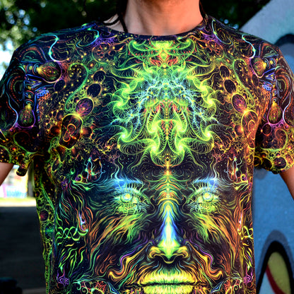 Consciousness of the Universe Blacklight UV active T-shirt - Artrama