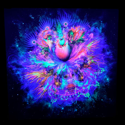 Flower UV-Active Wrapped Canvas