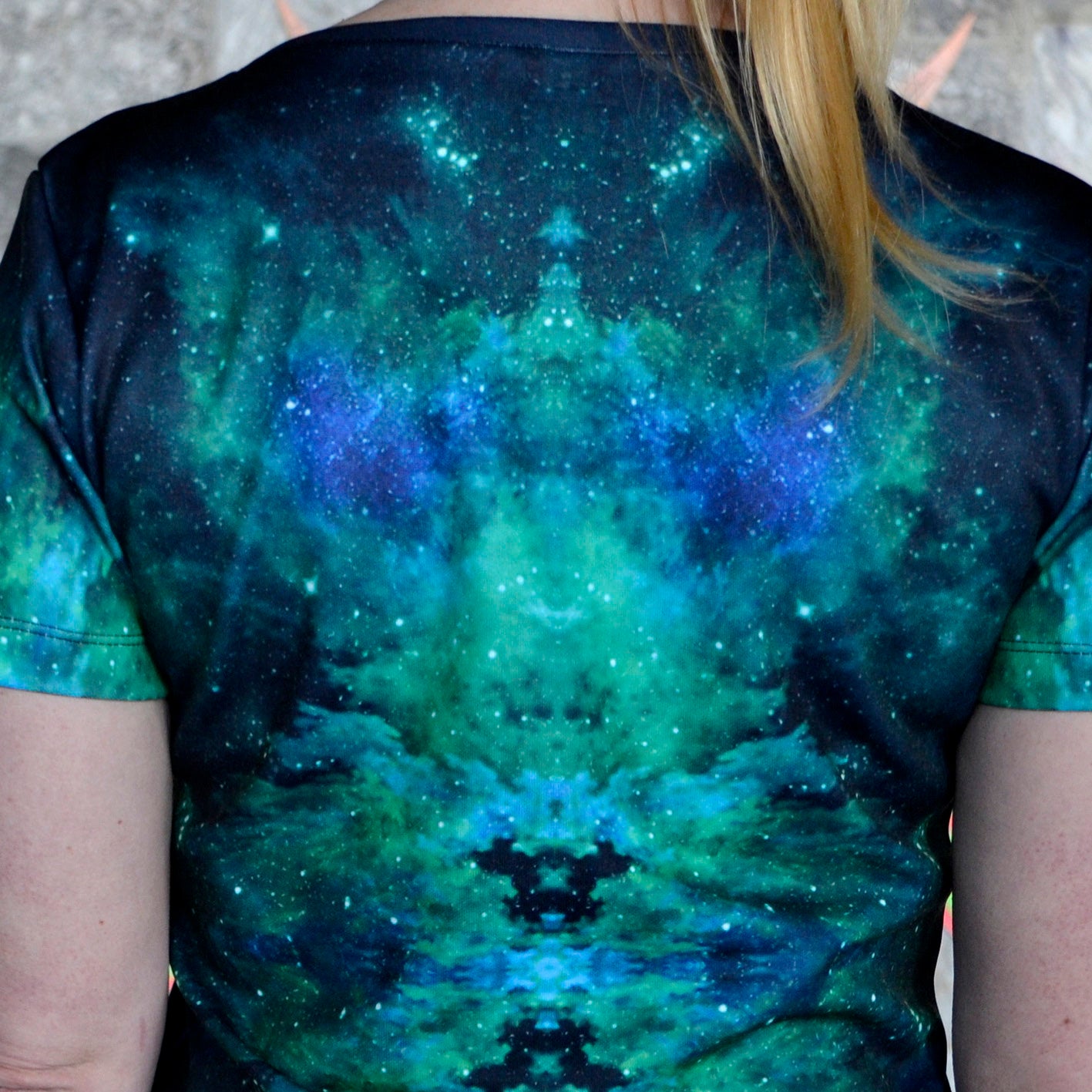 DMT Flower T-shirt UV active Blacklight - Artrama