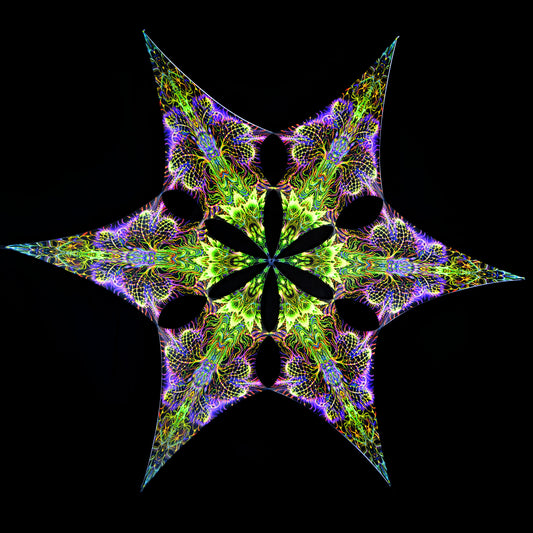 Devil's trumpet Canopy UV Active Blacklight Decor - Artrama