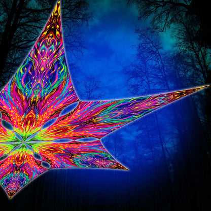 Energy Pulse Canopy UV-Active Blacklight Decor