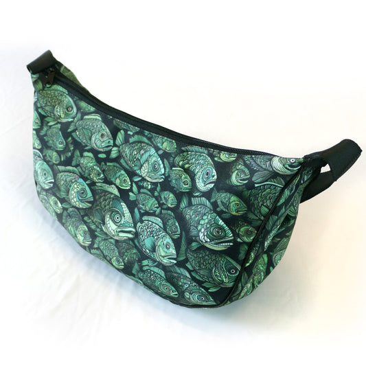 UV active bag Green fishes