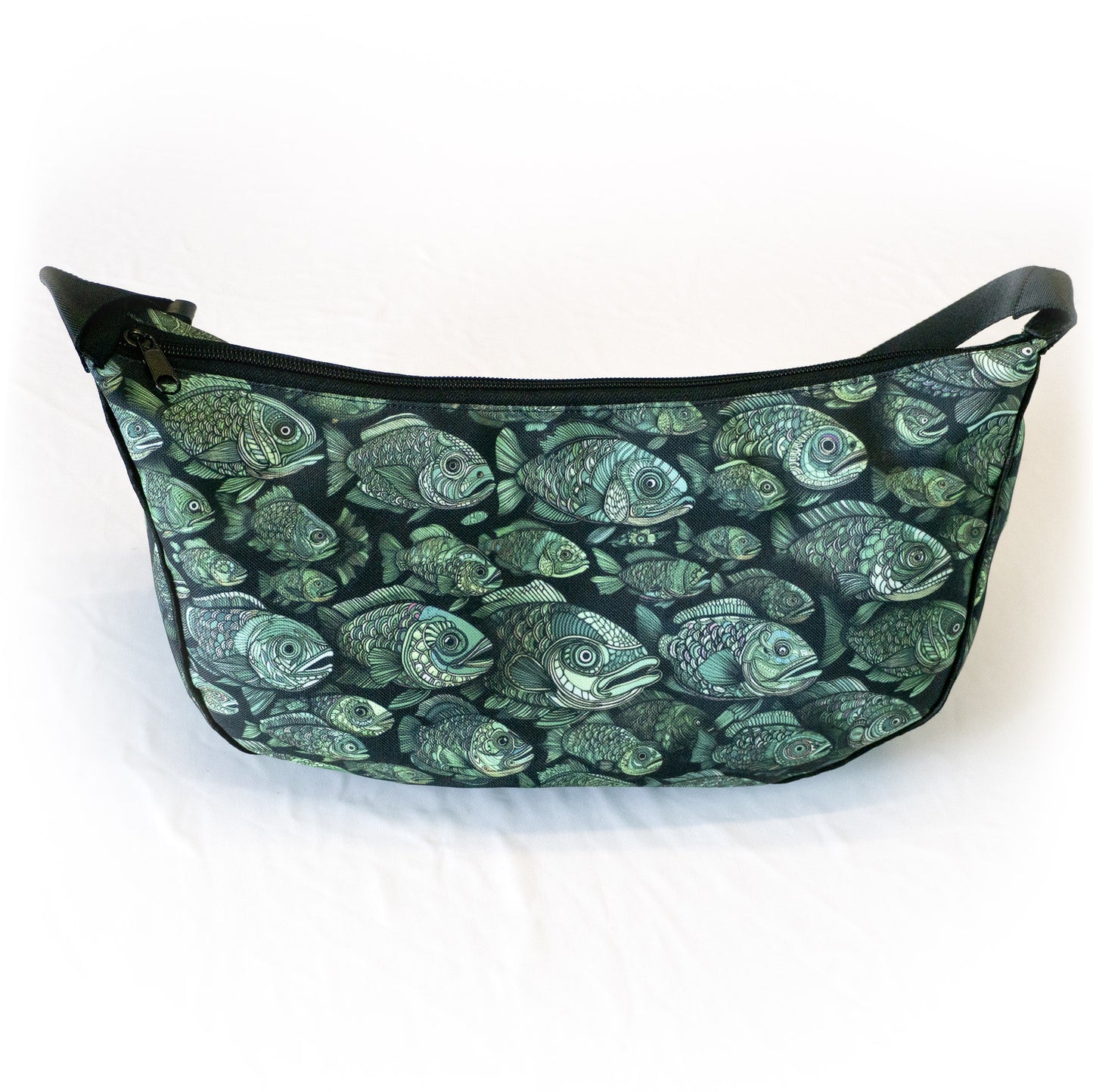 UV active bag Green fishes