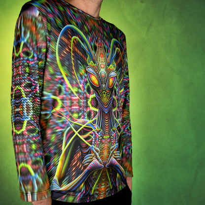 Green Monk Long sleeve UV-active Blacklight - Artrama