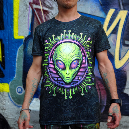 UFO Alien UV Reactive T-shirt