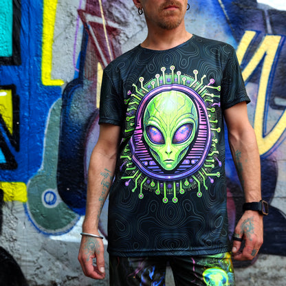 UFO Alien UV Reactive T-shirt
