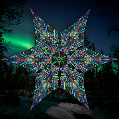 Insect Alien Canopy UV Active Blacklight Decor
