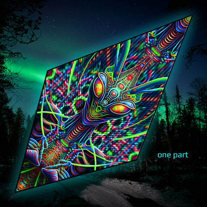 Insect Alien Canopy UV Active Blacklight Decor