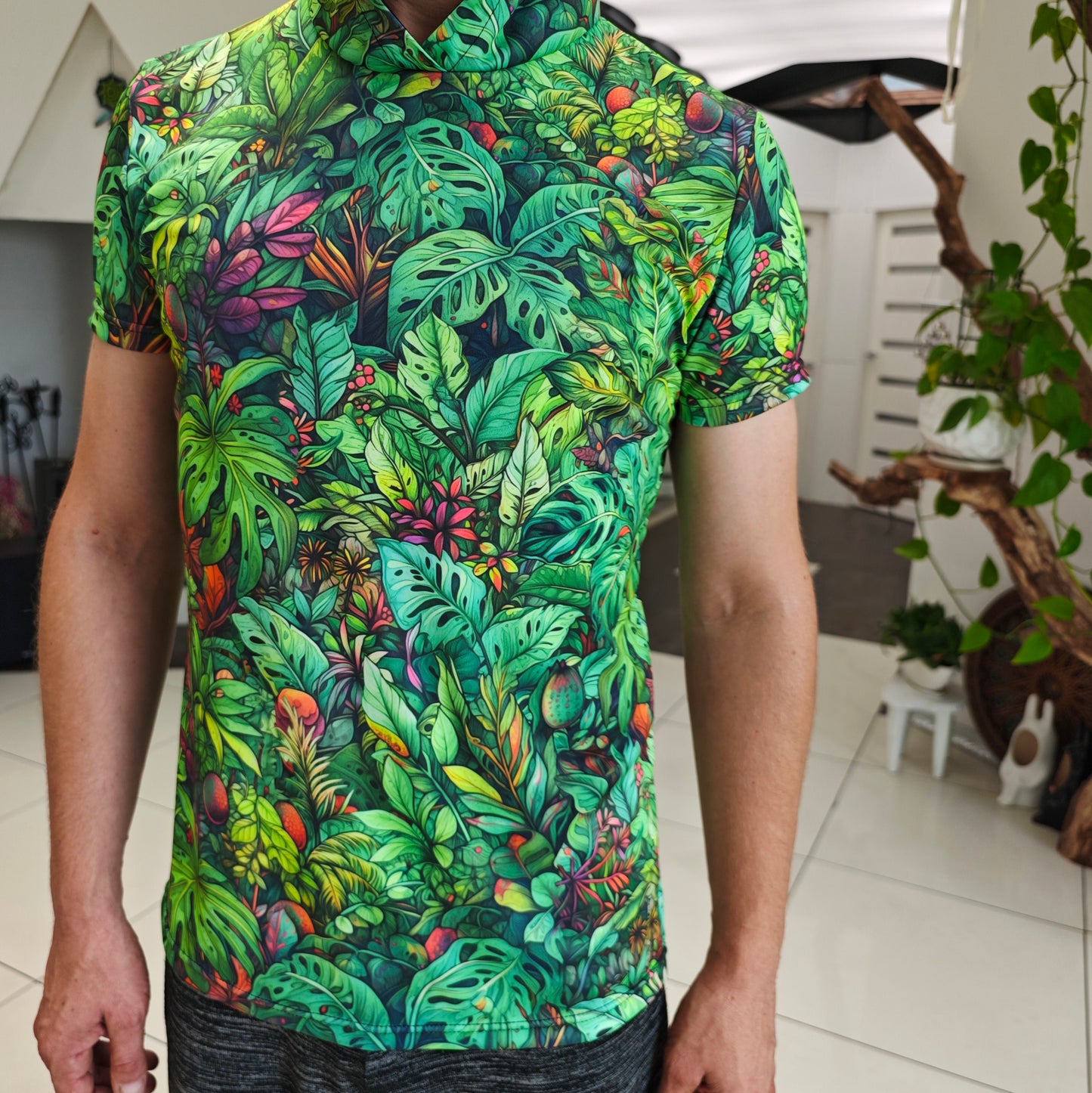 Jungle Blacklight UV active T-shirt
