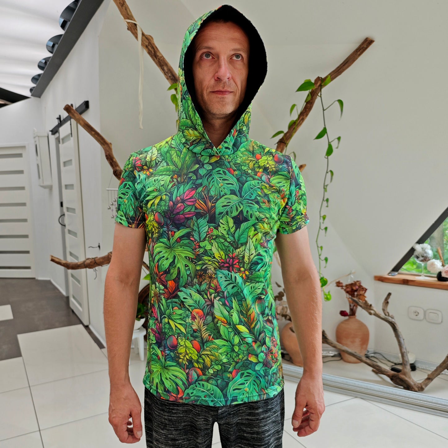 Jungle Blacklight UV active T-shirt
