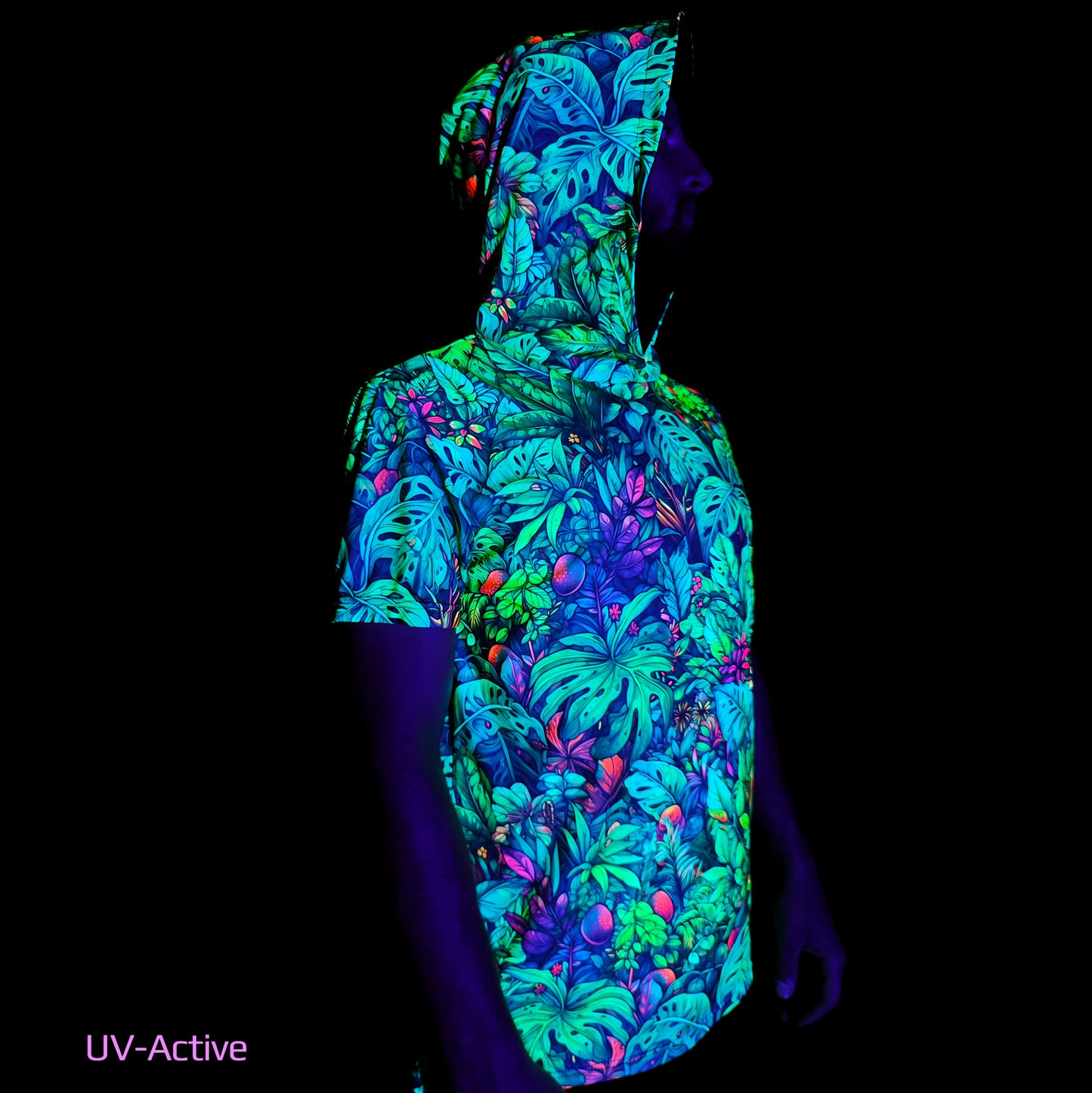 Jungle Blacklight UV active T-shirt