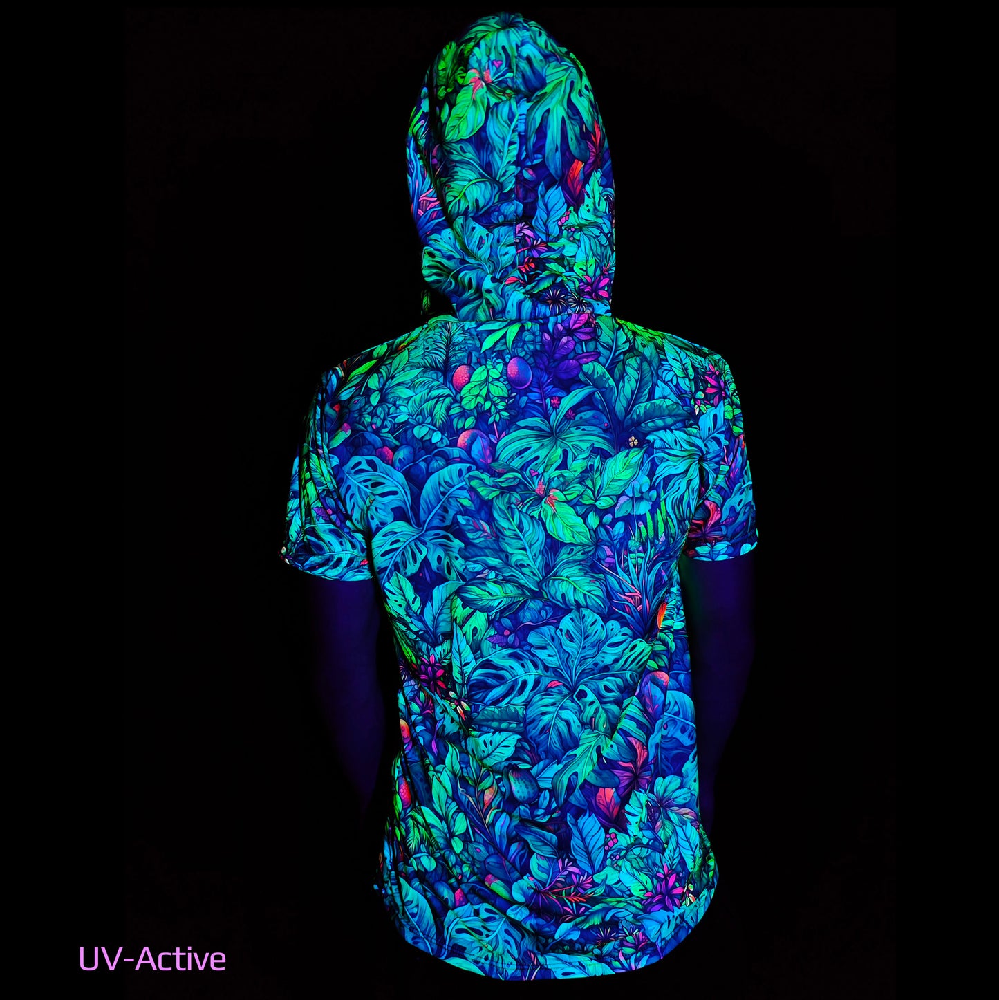 Jungle Blacklight UV active T-shirt