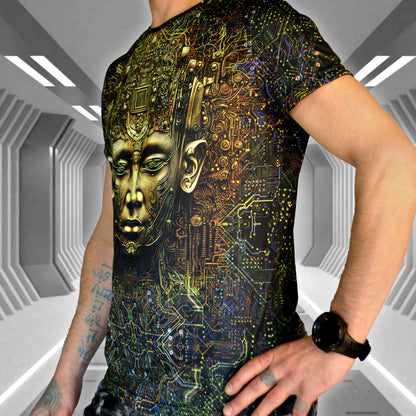 Mind Processor Blacklight UV active T-shirt - Artrama