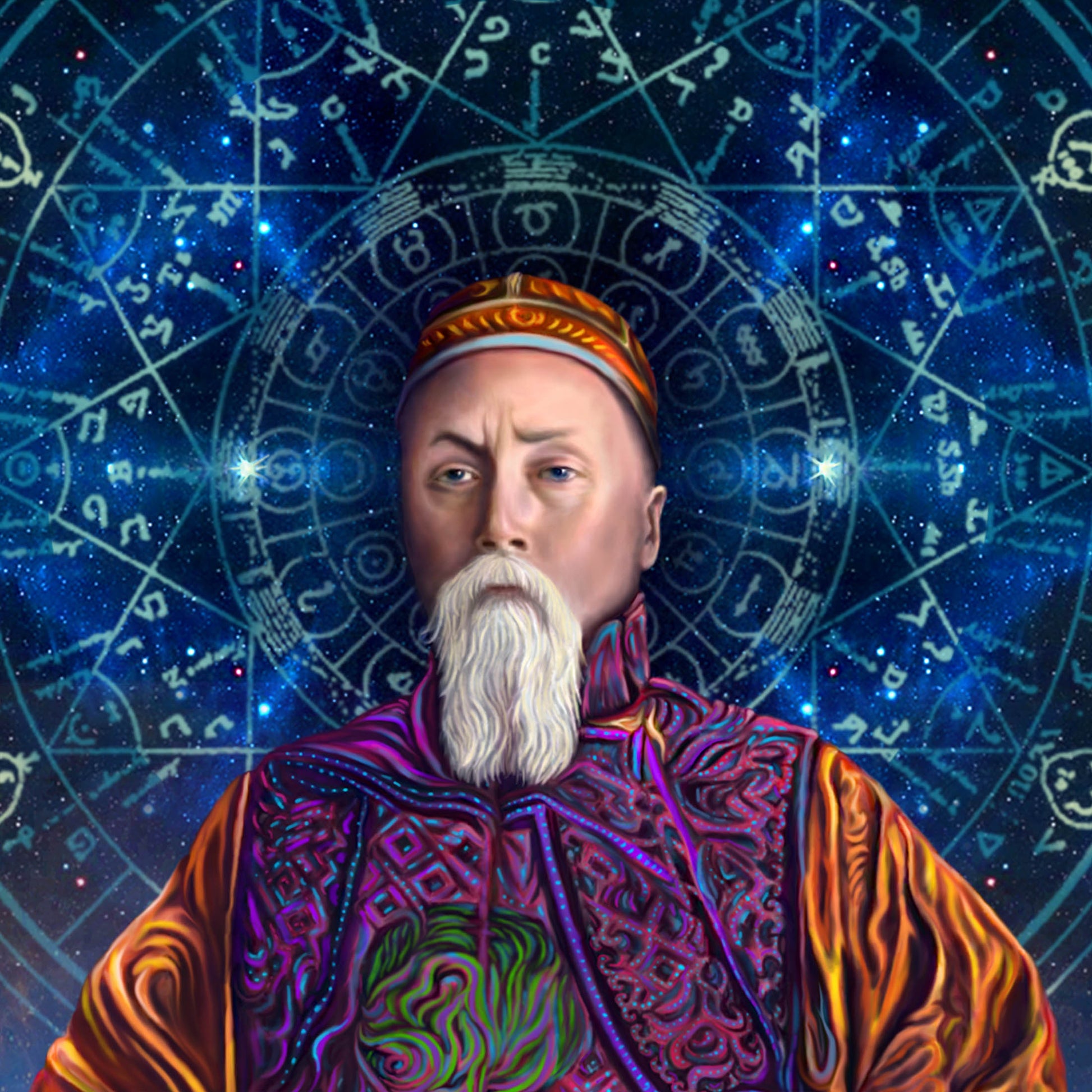 Nicolai Rorich Backdrop UV-Active Blacklight - Artrama