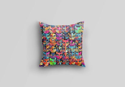 All we need is cats flying pillowcase uv blacklight active (Copy)