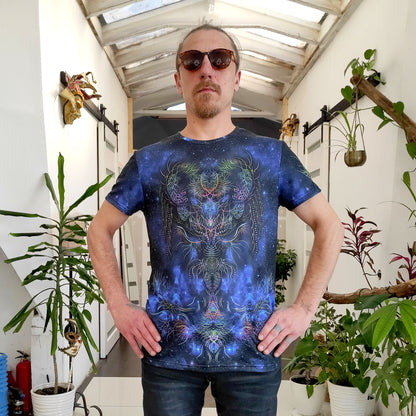 Psy Hunter T-shirt UV active Blacklight