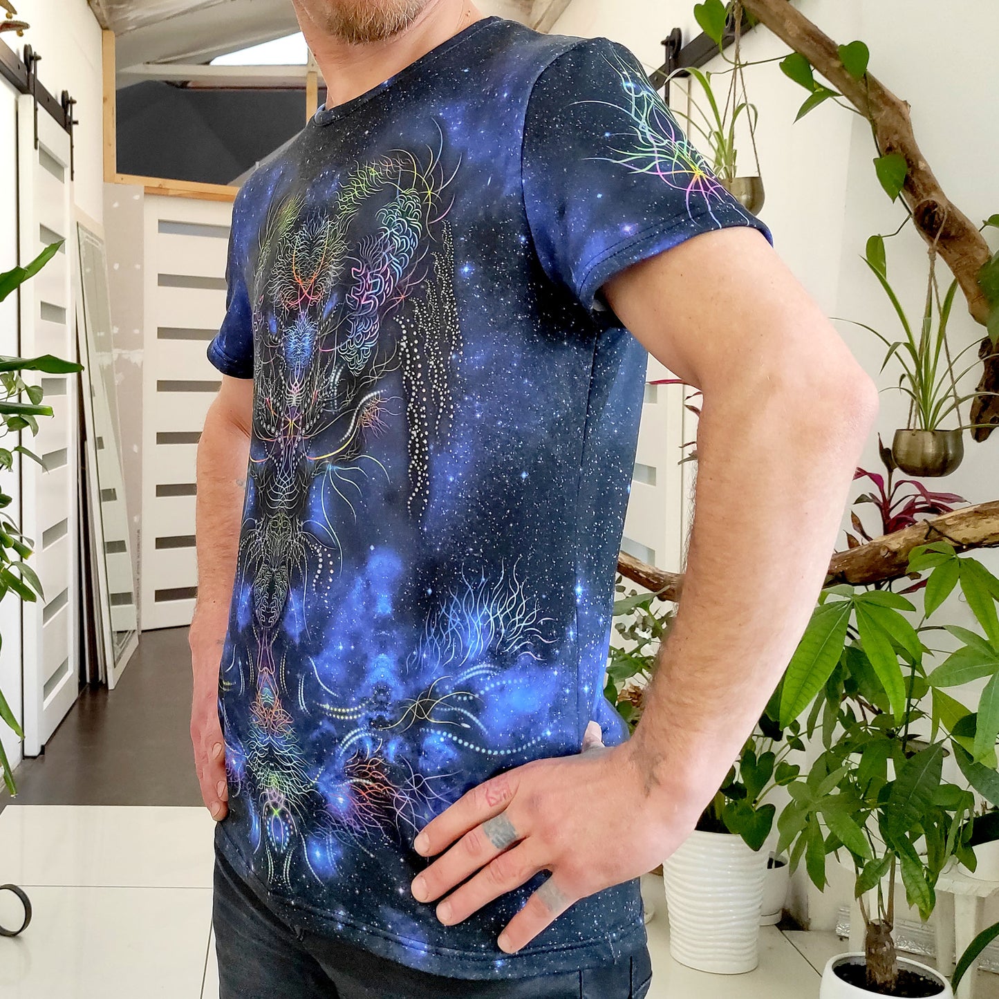 Psy Hunter T-shirt UV active Blacklight