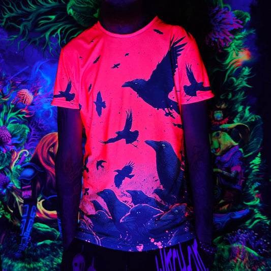 Ravens Long sleeve UV-active Blacklight