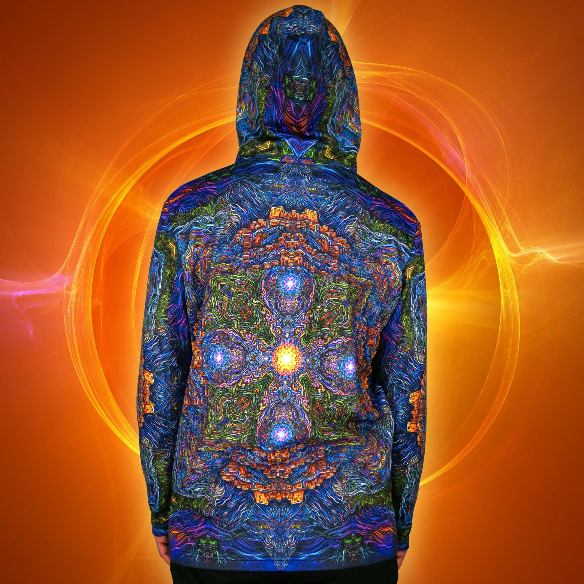 Key of Shambhala Long sleeve UV-active Blacklight - Artrama