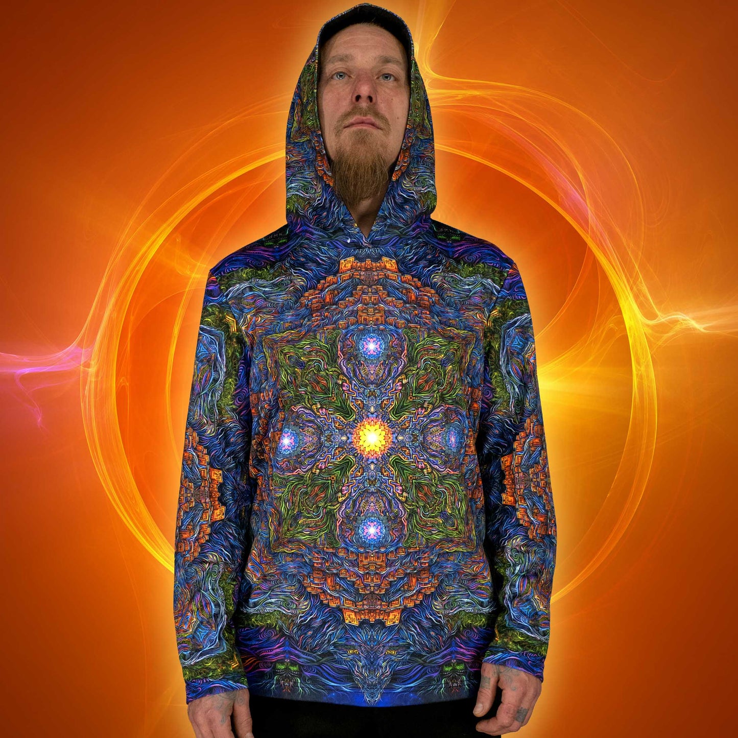 Key of Shambhala Long sleeve UV-active Blacklight - Artrama