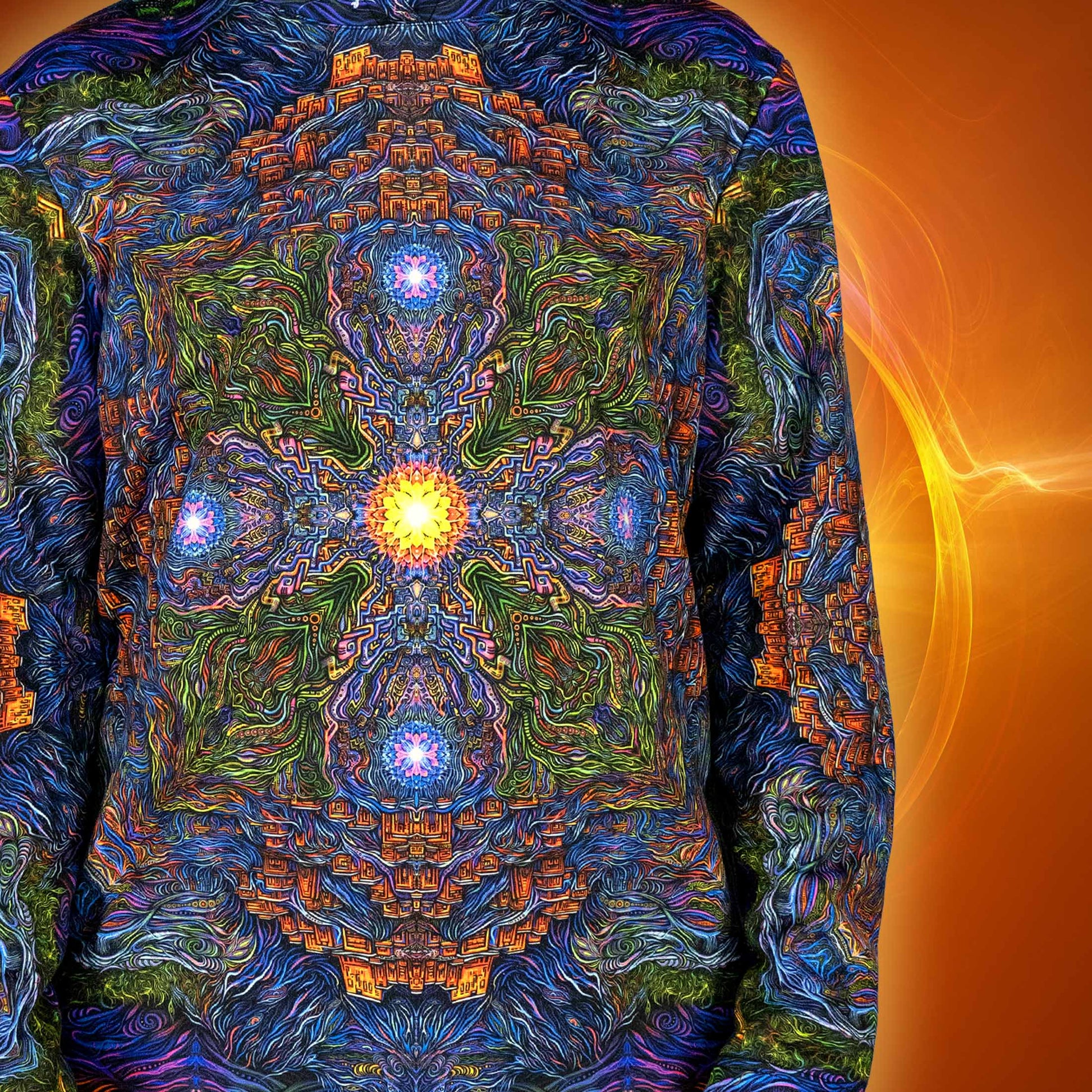 Key of Shambhala Long sleeve UV-active Blacklight - Artrama