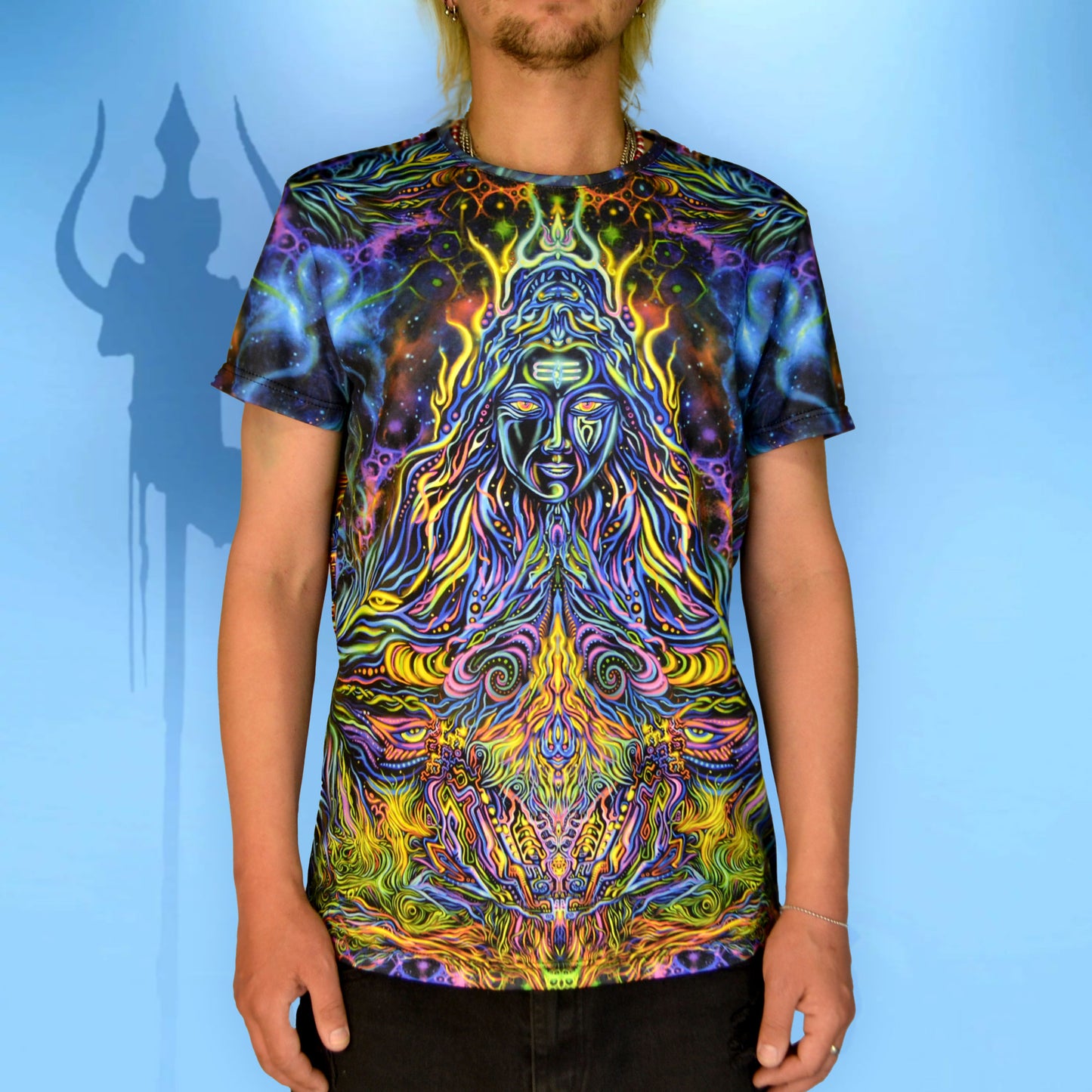 Shiva Blacklight UV active T-shirt - Artrama