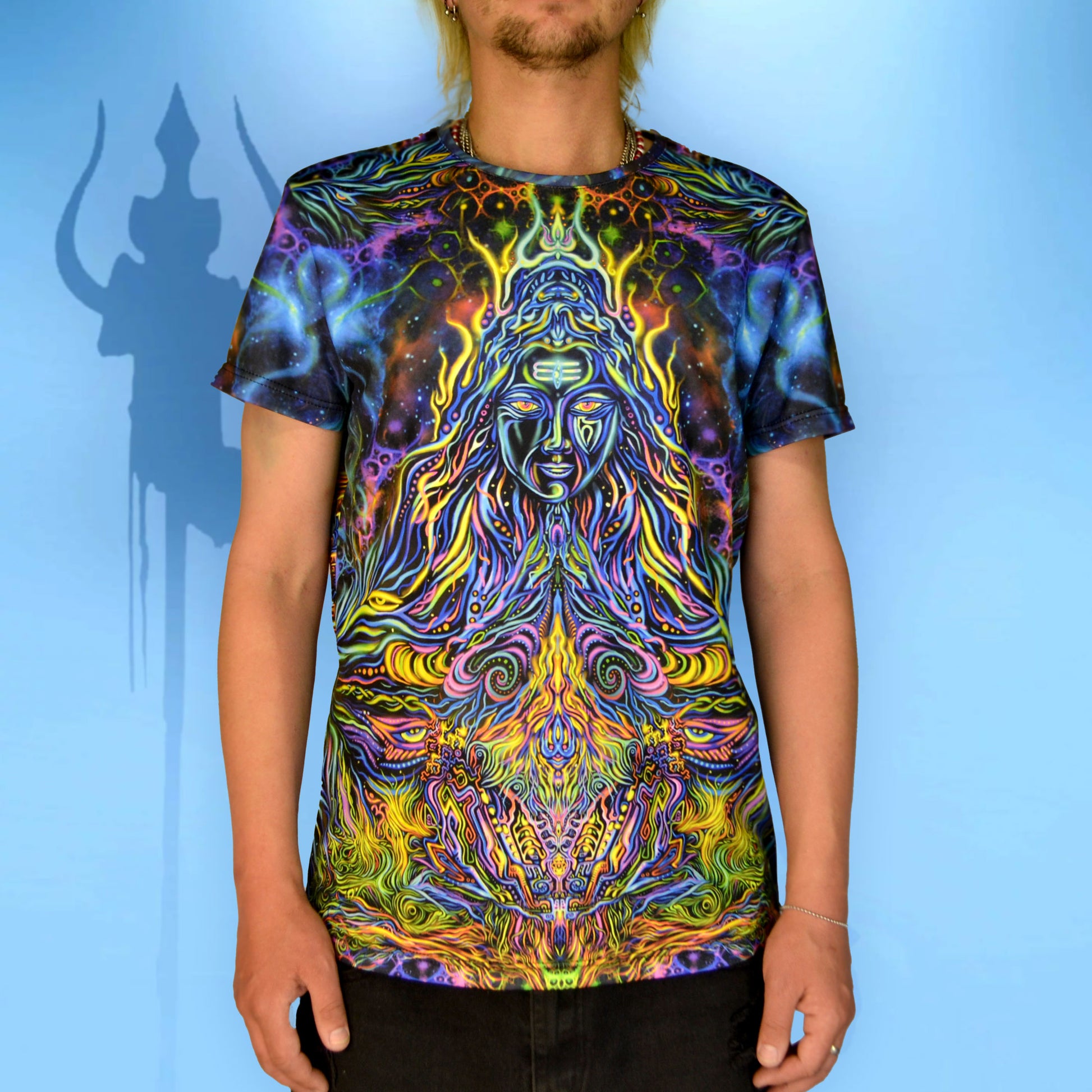 Shiva Blacklight UV active T-shirt - Artrama