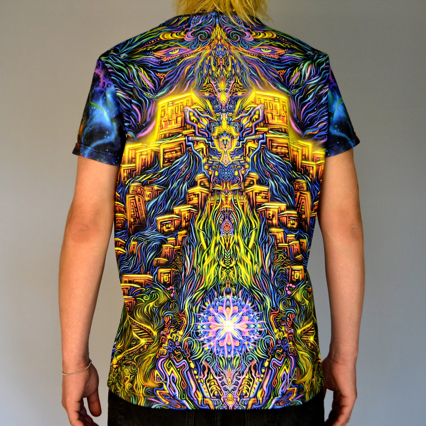 Shiva Blacklight UV active T-shirt - Artrama