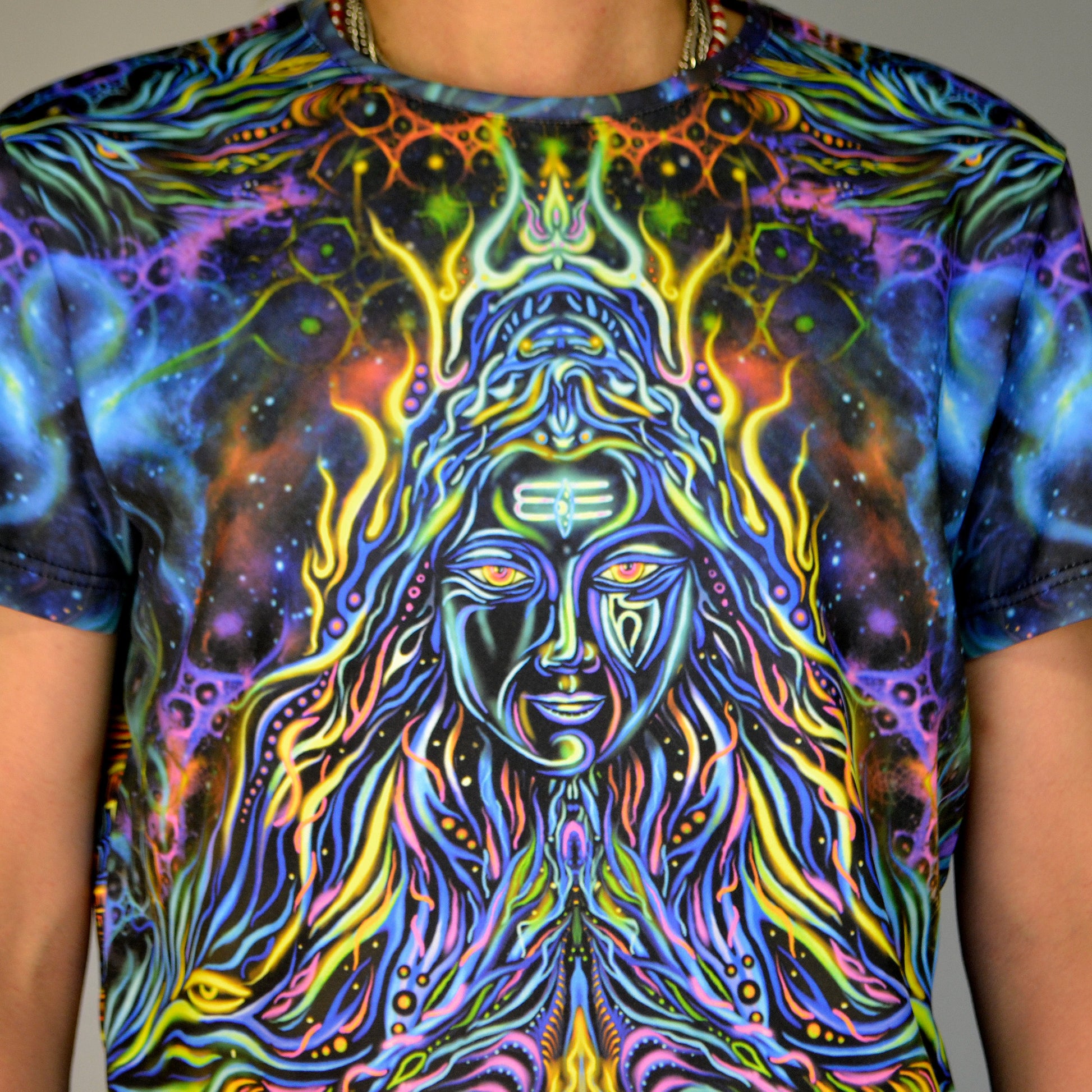 Shiva Blacklight UV active T-shirt - Artrama