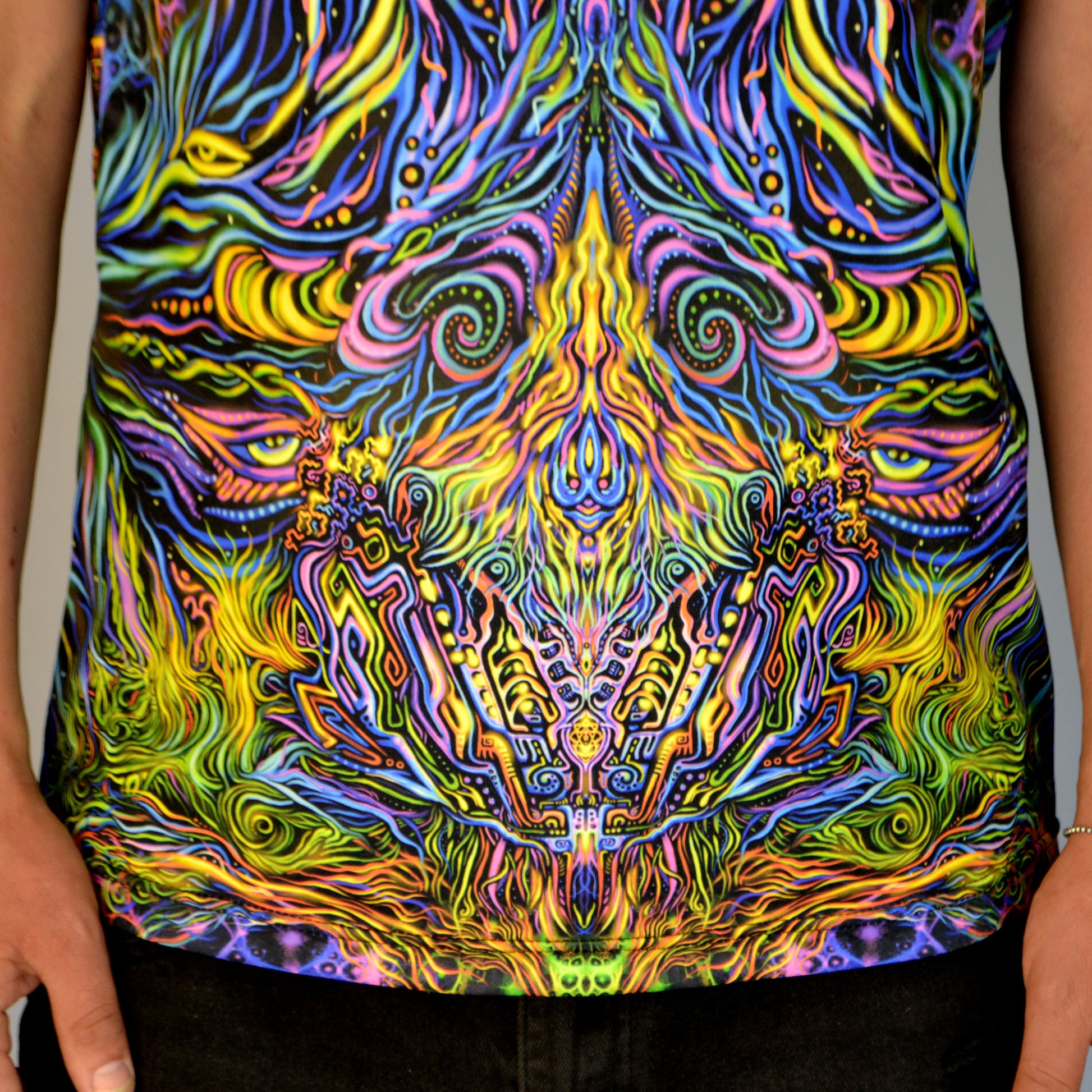 Shiva Blacklight UV active T-shirt - Artrama