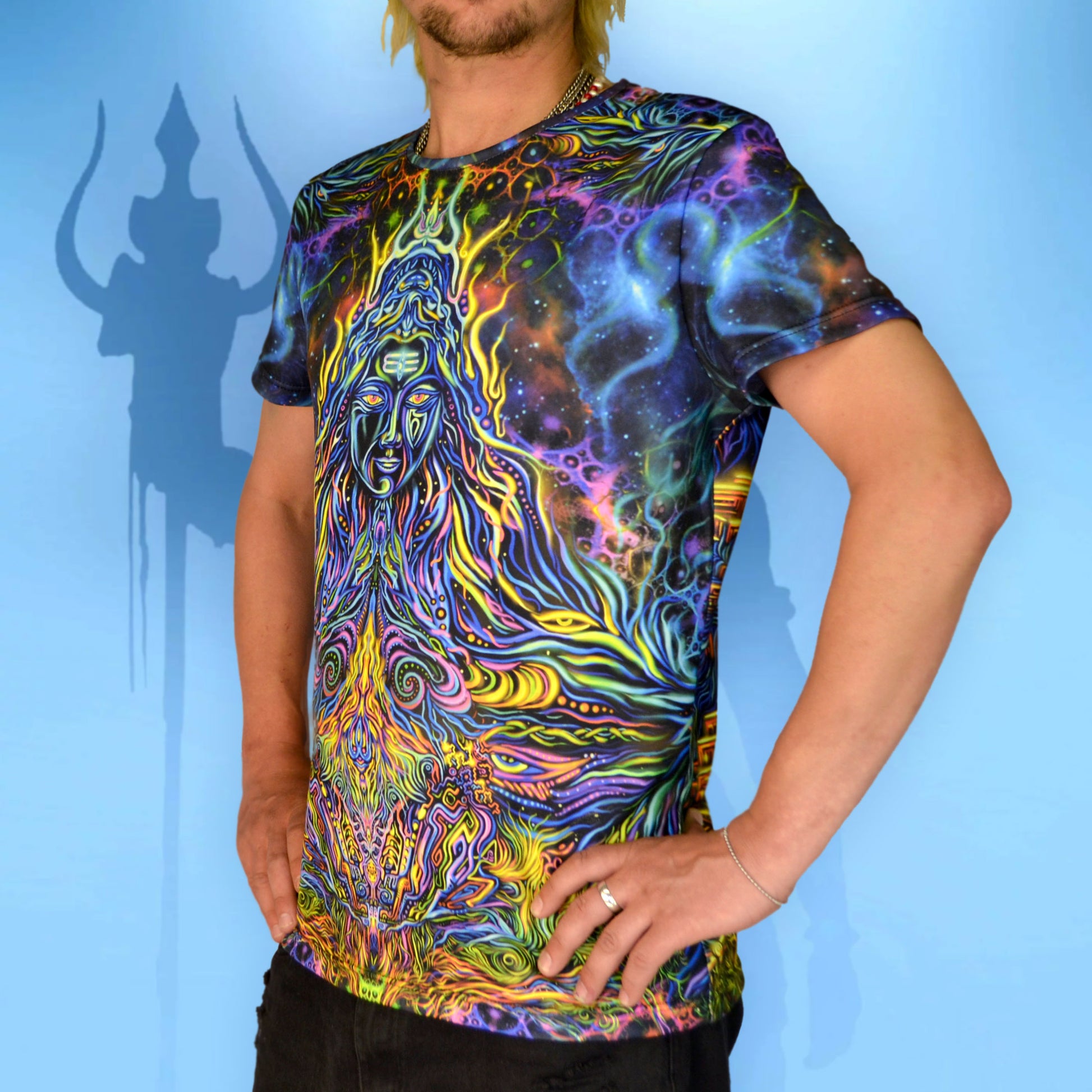 Shiva Blacklight UV active T-shirt - Artrama