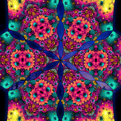 Spiders Canopy UV Active Blacklight Decor