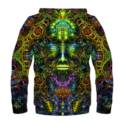 UV-active Zip-Up track jacket Consciousness of the Universe