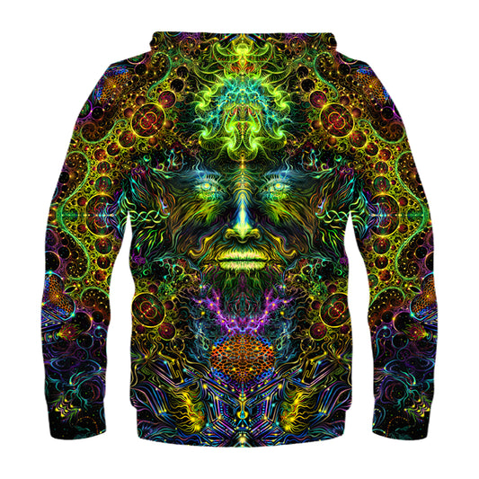 UV-active Zip-Up track jacket Consciousness of the Universe
