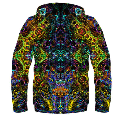 UV-active Zip-Up track jacket Consciousness of the Universe