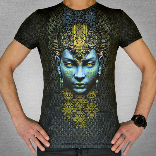 Buddha state Freedom Blacklight UV active T-shirt - Artrama