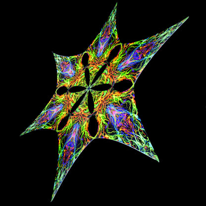 Wandering lights Canopy UV Active Blacklight Decor - Artrama