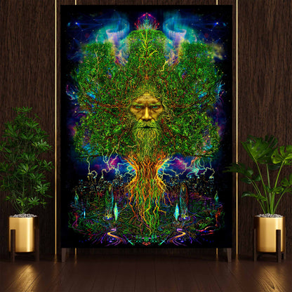 Yggdrasil Backdrop UV-Active Blacklight - Artrama