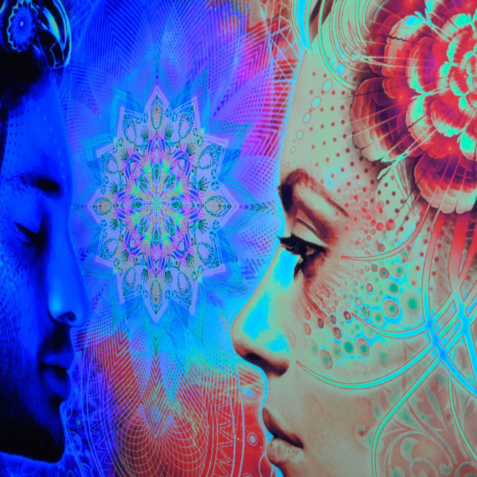 The Balance of truth Backdrop UV-Active Blacklight - Artrama