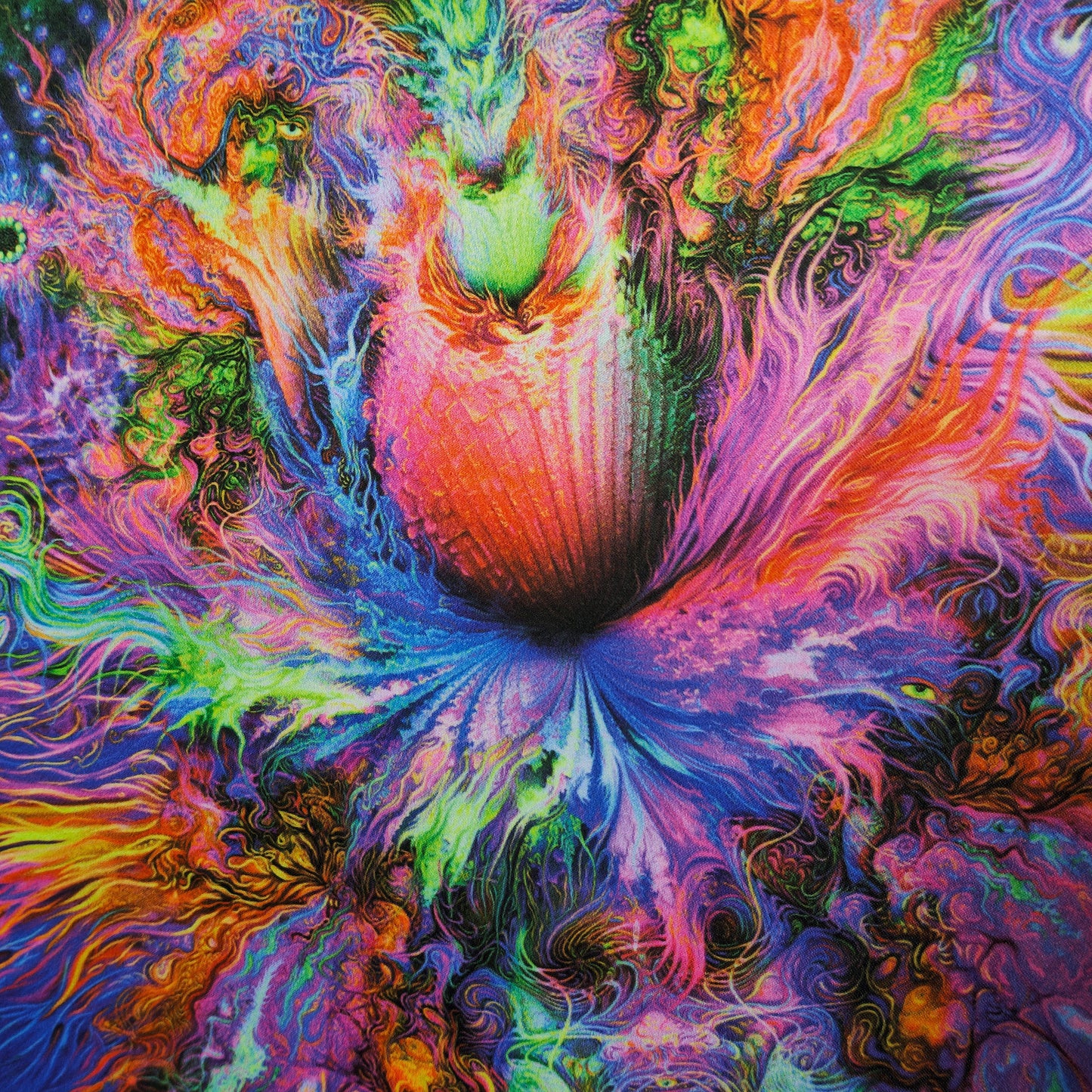 Flower UV-Active Wrapped Canvas