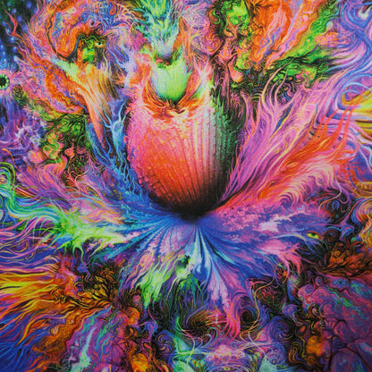 Flower UV-Active Wrapped Canvas