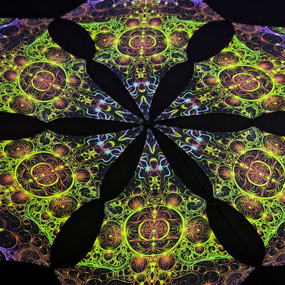 Consciousness of the Universe Canopy UV-Active Blacklight Decor