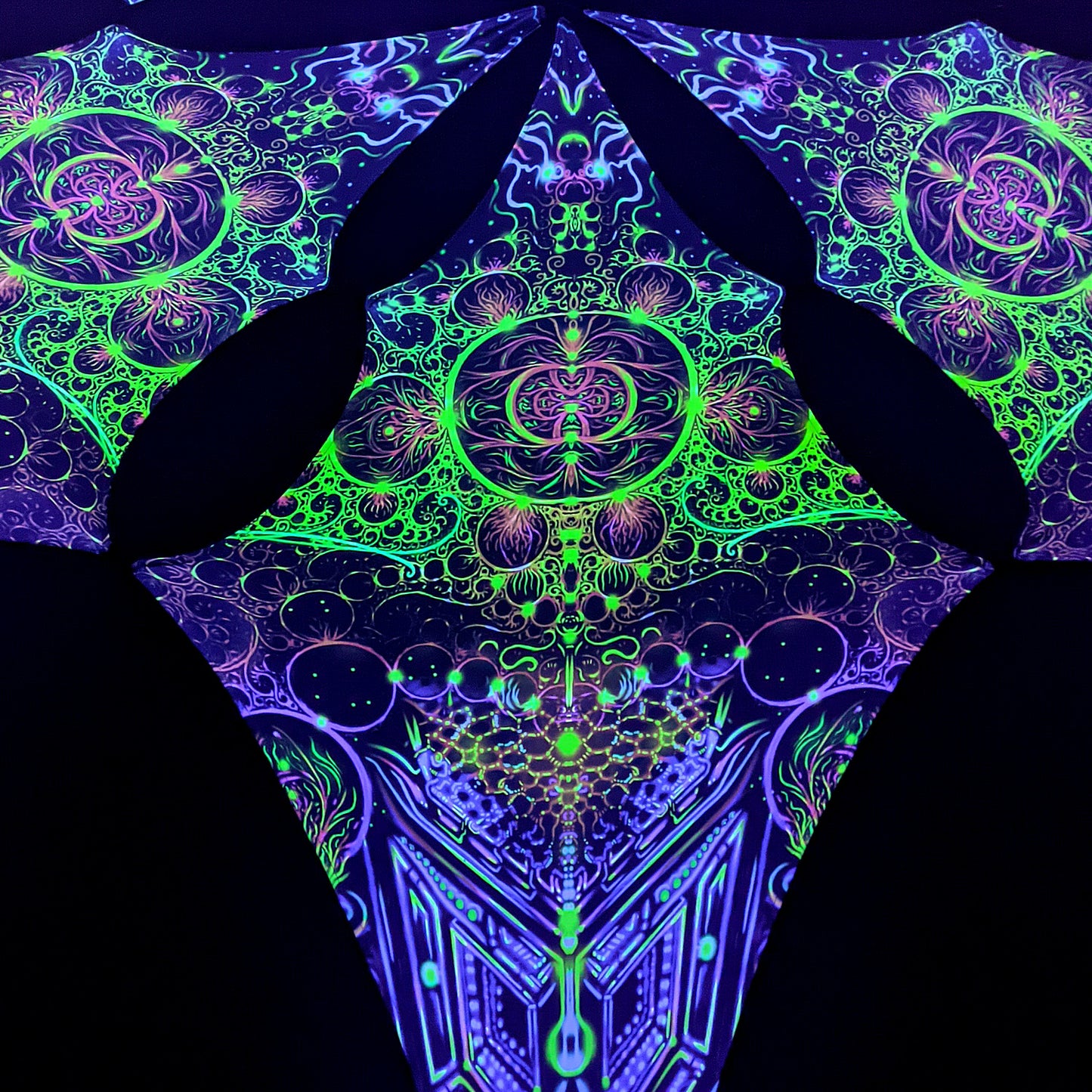 Consciousness of the Universe Canopy UV-Active Blacklight Decor