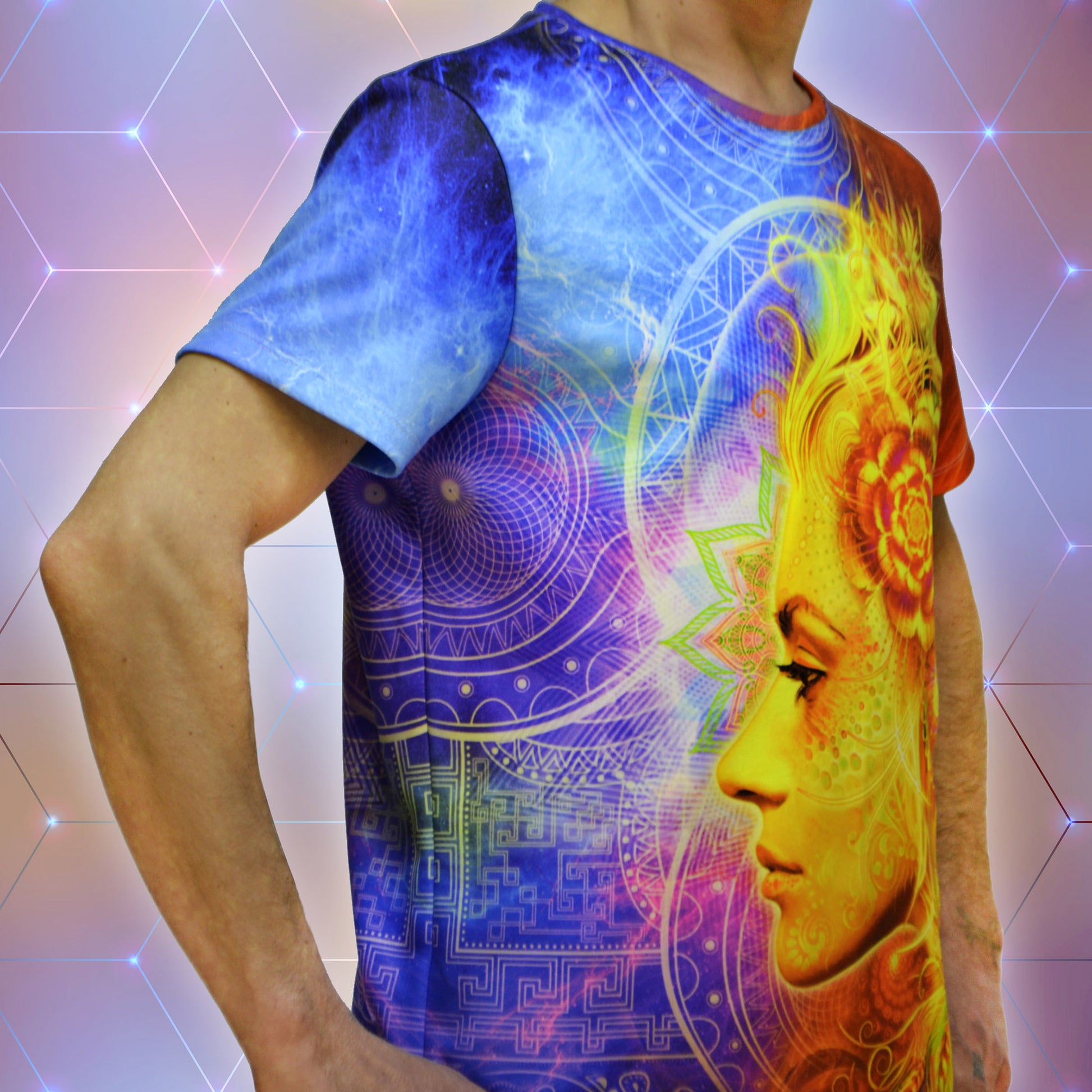 Love Men Blacklight UV active T-shirt - Artrama