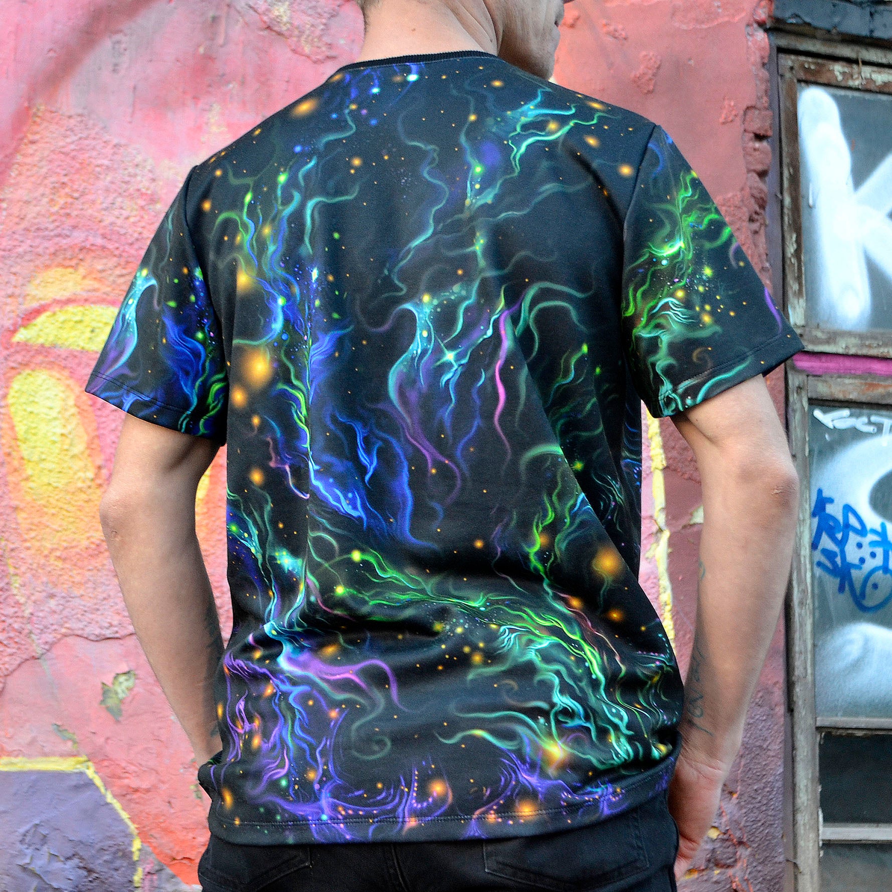 Jellyfish Blacklight UV active T-shirt - Artrama