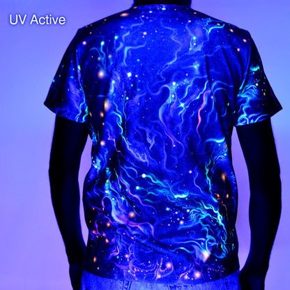 Jellyfish Blacklight UV active T-shirt - Artrama