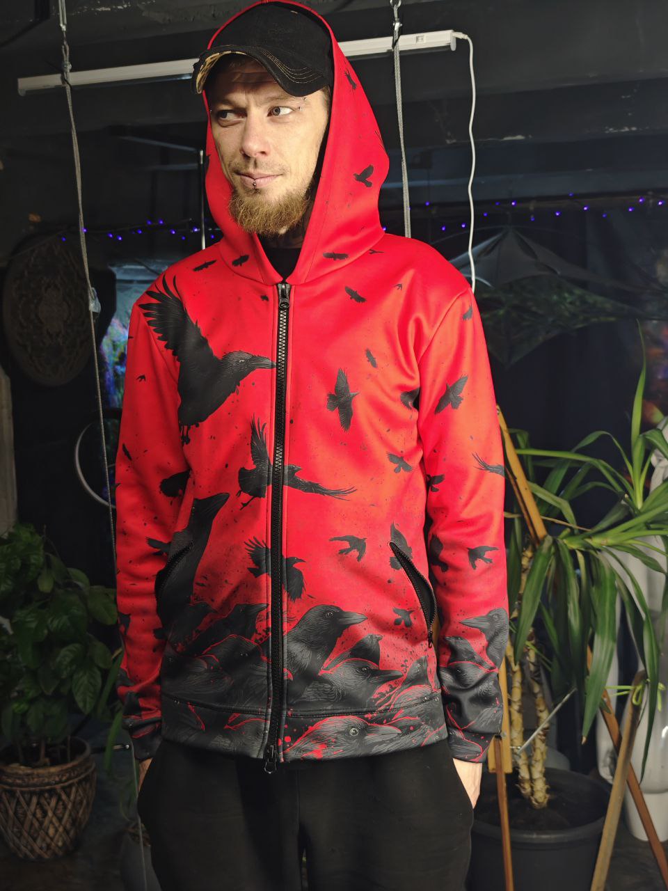 UV-active Zip-Up track jacket Ravens